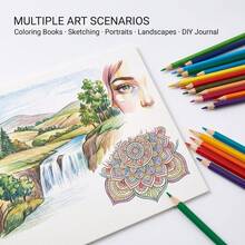 12/18/24/36/48/72 Pcs Colored Pencils Set, Smooth Coloring Drawing Pencils For Sketching, Art, School And Creative Use - Sets - View 6