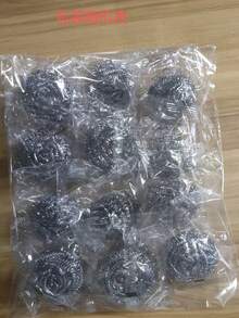 1/20pcs Stainless Steel Wire Scrubbers, Heavy Duty Steel Wire Brush, Suitable For Kitchen Bowls, Dishes, Pots, Pans, Ovens, Grills, Sinks Cleaning, Reusable Metal Wire Dish Cloth - Multi-color - View 9