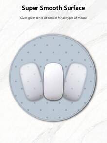 Mouse Pad, Advanced Texture Small Round Mouse Pad 7.87 X 7.87 Inches, Stitched Edge Non-Slip Rubber Cute Computer Pad Suitable For Office Home Game Laptop - View 7