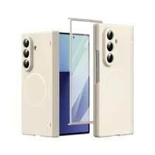 VIETAO واقي شاشة مقسى Galaxy، حافظة هاتف قابلة للطي مع شحن لاسلكي مغناطيسي، متوافقة مع Galaxy Z Fold 8 Ultra 7 6 5 4، حافظة هاتف بتغطية كاملة، متوافقة مع Duo - أبيض - مشاهدة 10