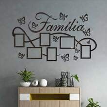 Butterfly Collage Acrylic Mirror Wall Sticker, Butterfly And Frame Combination Collage Home Decor, Suitable For Mirror Wall Decoration, Room Decoration, Home Decoration, Bathroom Decoration, Living Room Decoration - A - View 5