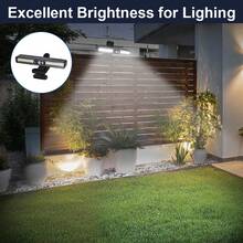 Solar Motion Sensor Outdoor Light, Ultra Bright Solar Powered Waterproof Light, 3 Lighting Modes Security Wall Light, Suitable For Outdoor Yard, Fence, Backyard Deck, Garden, Gate, Steps, Garage, Outdoor Solar Christmas Lighting - Cool White Light [1 Pack] - View 12