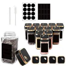 Premium Glass Oil And Vinegar Bottle Set, Includes Salt And Pepper Shakers - With Marble Patterned Base, Suitable For Kitchen And Dining Room. 150ml And 2 X 100ml Bottles. - Multicolor - View 19