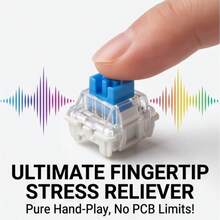 No Pin Clicky Switch 36 50 72 100 200Pcs With XDA Random Transparent And Macaron Color Keycaps 10 20Pcs For DIY Keychain Craft Fidget Stress Relief Decor Set - View 2