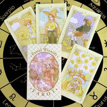 Rainbow Wizard Tower Tarot Pastel Wizards Tarot 78 Cards 10.3x6cm Card Game Future Destiny Fortune Telling - Multicolor - View 9