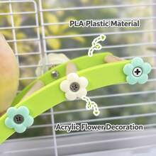 Bird Climbing Ladder Toy, Curved Parrot Perch, Bird Cage Accessory, Suitable For Budgies, Cockatiels, Lovebirds And Other Small Pet Birds Exercise And Play - View 6