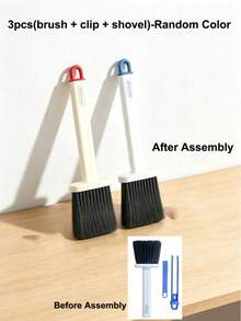 4pcs Window Track Cleaning Brush Set With Clips, Scrapers And Hooks, Multi-Functional Soft Bristle Gap Brush, Household Dusting Brush, Car Interior Dusting Brush, Home Cleaning Tools, Suitable For Living Room, Bedroom, Kitchen, Bathroom, Car - Combination - View 14