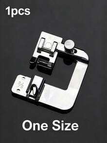 1pc Iron Alloy Sewing Machine Presser Foot, Home Sewing Machine Presser Foot Bracket, Sewing Machine Presser Foot Accessory, Adjustable Width - Hemming Presser Foot - View 10
