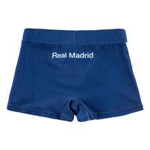 Real Madrid Kids' Swim Trunks - Elastic, Breathable, Quick-Dry Swimwear With Fun Design - Fitted Swim Shorts With Soft Seams, Ideal For Swimming - Navy Blue - View 2