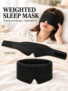 Gravity Eye Mask, Comfortable Light-Blocking Sleep Mask, Luxury Unisex Sleep Mask, Washable And Reusable, Breathable And Light-Blocking, Adjustable Elastic; Suitable For Bedroom, Travel, Office And School; Perfect As A Gift For Family, Colleagues And Friends; Travel Essential - Multicolor - View 1