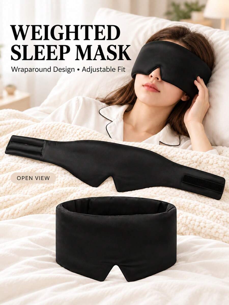 Gravity Eye Mask, Comfortable Light-Blocking Sleep Mask, Luxury Unisex Sleep Mask, Washable And Reusable, Breathable And Light-Blocking, Adjustable Elastic; Suitable For Bedroom, Travel, Office And School; Perfect As A Gift For Family, Colleagues And Friends; Travel Essential - Multicolor - View 1