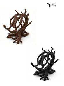 Spooky Twisted Tree Branch Phone Stand, 3D Printed Goth & Halloween Decor Rustic Tree Root Cell Phone Stand,Nature Inspired Desktop Phone Holder,Decorative Phone Mount For Video Calls Streaming,Universal Cellphone Cradle - Multicolor - View 11