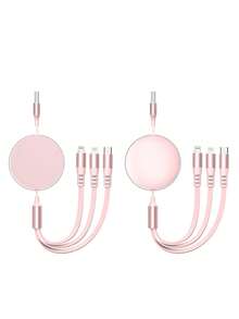 Durcord Kabel Pengisi Daya Cepat 3-in-1 & Kabel Tarik Satu-Tiga 120W, Pengisi Daya Mobil, Kompatibel dengan Merek Utama Seperti /, dan Terintegrasi dengan Antarmuka IOS/Android/Type-C - Pengisi Daya Portabel Cepat dan Aman untuk Ponsel, Tablet, dan Laptop - MultiWarna - View 13