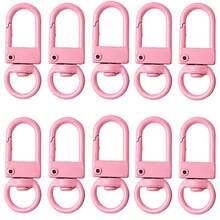 1-500pcs Assorted Random Candy Color Metal Rotating Dog Clips/Lobster Clasps Y2K Cute Style DIY Keychain Bag Pendant Jewelry Hardware Accessories - one-size - View 10