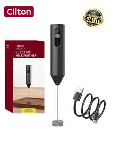 Portable Electric Milk Frother, Rechargeable Handheld Coffee Foam Maker, High-Speed Mixer For Cappuccino Latte Matcha Hot Chocolate, Coffee Corner Essential, 5 Variants Available, Holiday Gift For Coffee Lovers - Multicolor - View 21