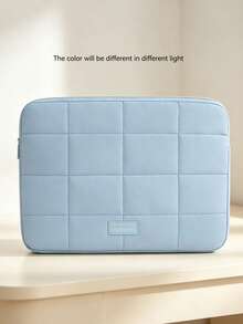 Casual Laptop Sleeve | Minimalist Cloud Quilted Lightweight Inner Sleeve, Scratch-Resistant Soft Protection For 14-Inch Laptop, Commute, School, Home Office, Short Business Trips, Multiple Macaron Color Options Portable Laptop Protective Case - Multicolor - View 10