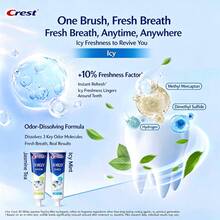 Crest 3D White Toothpaste, Icy Mint, 120g - Icy Mint 120g - View 2