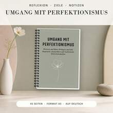 Spiral Notebooks In German For Guided Self Reflection With SMART Goal Pages, Priority Matrix Templates, Problem Solving Prompts, Personal Progress Tracking, Structured Check-Ins And Lined Writing Sections - A5 - View 1