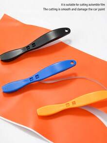 1pc Safety Sliding Gift Wrapping Knife + 10pcs Blades - Concealed Blade, Multi-Functional Utility Knife, Suitable For Wrapping Paper, Car Film Cutting, Vinyl Film Etc. - Perfect Choice For Christmas, Birthday And Party Occasions - A - View 1