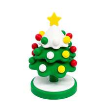 1pc-3D Printed Christmas Tree, Desktop Ornament Christmas Decoration, Suitable For Desktop Decor, Birthday Gift, Holiday Gift, Gift For Friends - Multicolor - View 5