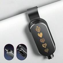 Leopard Print Heart Design Car Safety Hammer, Car Window Breaker, Life-Saving Glass Smasher, Multi-Function Emergency Escape Tool For Car - Window Breaker - View 4