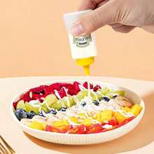 12/8/4pcs Mini Bear Squeeze Sauce Bottles, Portable Condiment Containers For Ketchup, Honey, Salad Dressing And Chocolate Sauce, Bento Box Accessories, Suitable For Camping, Party, College Dorm And Back To School - Multicolor - View 6