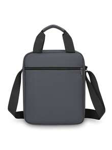 BEIQIANDAI Tas Selempang Pria Kapasitas Besar, Tas Bahu Genggam, Tas Selempang Modis Serbaguna, Ransel Kampus Pelajar, Cocok untuk Jalan-jalan dan Perjalanan Sehari-hari, Tas Pria Warna Polos, Tas Bahu Pria - Tas selempang - Gaya 5 - View 7