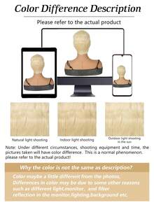 Pixie Cut Wigs Synthetic Short Pixie Haircut Wig With Bangs Glueless Layered Wig Wavy Wigs For Women,Natural Daily Use Hair Wig - Multicolor - View 6