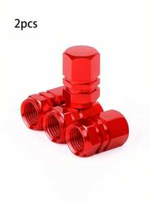 2/4/8pcs Hexagonal Aluminum Alloy Valve Stem Caps - Explosion-Proof Tire Valve Stem Covers, Dustproof & Waterproof, Suitable For Cars, Motorcycles, Trucks And Bicycles - Multicolor - View 13