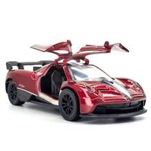 1pc Simulated Car Model Alloy Material Functional Toy With Opening Doors. Stress Relief Toy, Party Gift, Party Prop, Party Game Prop - Multicolor - View 3