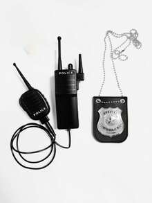 Alloy Detective Badge Role Play Costume Set (Includes Detective Badge, Handcuffs, Costume Accessories) Halloween - Multicolor - View 13