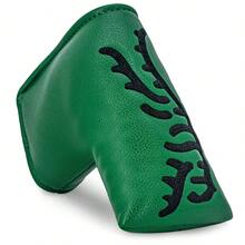 1PC Golf Blade Putter Headcover, Premium Textured PU Tiger Embroidery Putter Cover, Golf Putter Head Cover For Blade Style Putters, Golf Gift For Golfers, Green/Black/White Available - Multicolor - View 13