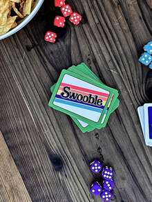 Swoble Board Game, Fast-Paced Card And Dice Game, Synchronized Competitive Play, Easy To Learn In 10 Minutes, Includes 4 Sets Of Dice And 50 Cards, Fun For Everyone, Perfect For Friend Gatherings And Party Game Nights, For Halloween And Christmas - Multicolor - View 4