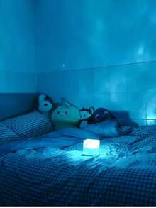 1 buah Lampu Suasana Gelombang Air, 16 Perubahan Warna, Dengan Remote Control, Ciptakan Suasana Romantis dan Nyaman, Cocok untuk Ruang Bermain, Dekorasi Hadiah Natal, Hadiah Hari Valentine - MultiWarna - View 5