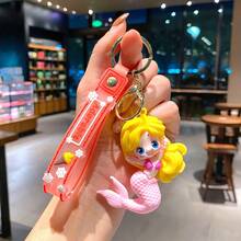 Hasbro Adorable Mermaid Figure Keychain, Colorful Mermaid Key Ring With Printed Strap, Backpack Handbag Decor Charm Gift - One Size - View 6