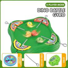 1pc-Dinosaur Battle Top Arena - Multiplayer Spinning Launcher Game, Interactive Collision Combat Toy With Scoreboard, Dinosaur Party Gift For Kids, Hand-Eye Coordination & Reaction Training - Multicolor - View 8