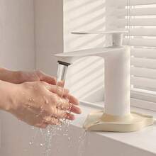 1pc-Faucet Drip Tray, Silicone Splash Guard, Kitchen Countertop Non-Slip Quick-Drying Mat, Sink Protector, Bathroom Laundry Room Universal, Cat/Bow/Shell Beige Optional, Non-Slip Quick-Drying Sink Protector, Tools & Home Improvement Kitchen & Bathroom, Kitchen Facilities, Kitchen Sink Accessories, Prevent Water Accumulation & Backflow, Faucet Base Not Soaked - Multicolor - View 8