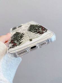 1 ốp lưng điện thoại chống rơi đệm khí đục lỗ họa tiết ngôi sao cây thông Noel sáng tạo thời trang cá tính, vỏ bảo vệ tương thích với Samsung/Apple 18pro/18pm/17/16/15/14/13/12/11Pro Max/12Pro/14Plus và các mẫu điện thoại khác - Nhiều màu - Xem 5