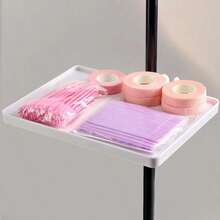 Adjustable Plastic Eyelash Tray Rack, Essential Storage Organizer For Eyelash Extension Tools And Cosmetics, Eyelash Accessories - Multicolor - View 9