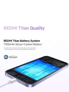 Xiaomi Redmi Note 17 智慧型手機 全球版 7700mAh 電池 45W 快速充電 6.99 吋 FHD+ 護眼 AMOLED 螢幕 Corning®Gorilla® Glass 7i 強大 Snapdragon 6s 4G Gen 2 IP65 防塵防水 - 黑色 - 查看 5