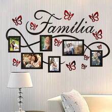 Butterfly Collage Acrylic Mirror Wall Sticker, Butterfly And Frame Combination Collage Home Decor, Suitable For Mirror Wall Decoration, Room Decoration, Home Decoration, Bathroom Decoration, Living Room Decoration - A - View 13