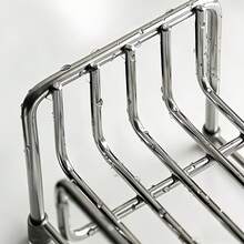 Bộ 2 món (Giá thoát nước inox + Khay hứng nước) Giá lưu trữ inox nhà bếp, rổ thoát nước, giá lưu trữ bồn rửa kèm khăn lau và miếng xốp, giá lưu trữ mỹ phẩm, giá phân loại, giá đựng gia vị nhà bếp. Giá lưu trữ nhỏ đa năng. - Nhiều màu - Xem 8