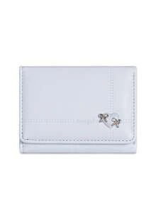1 PC Simple And Cute Bowknot Design Short Wallet For Girl, Cute And Large Capacity Card Holder, Girly Style Multi-Card Slot ID Holder - Multicolor - View 11