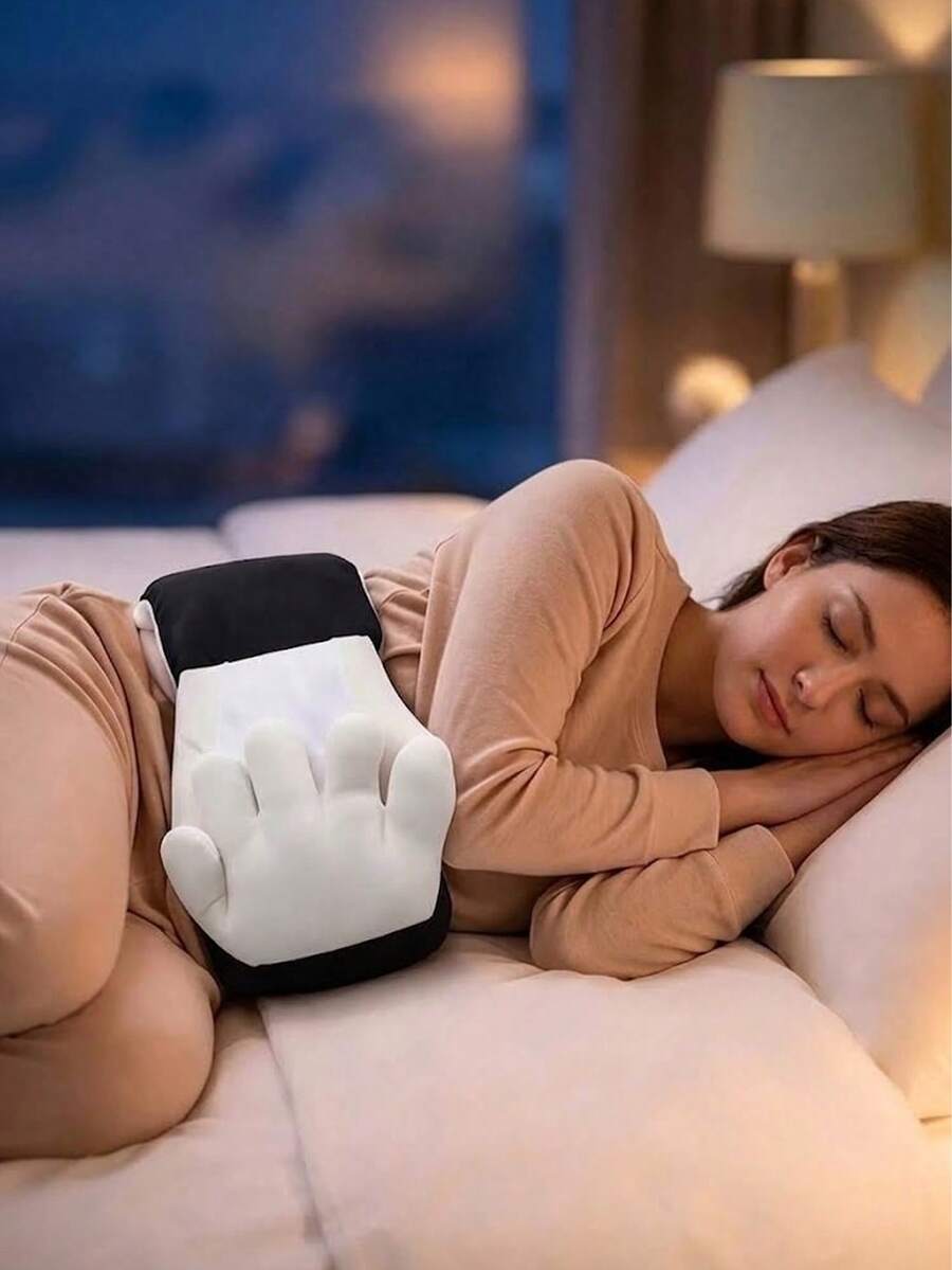 وسادة دعم القطنية 360 درجة مع حزام قابل للتعديل؛ تصميم ناعم ومريح ثلاثي المناطق مناسب للنوم على الجانب والظهر؛ قلب قابل للإزالة وغطاء قابل للغسل.