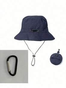 Foldable Bucket Hat, Wide Brim Sun Protection Hat, Portable Outdoor Bucket Hat, Suitable For Travel, Hiking, Beach - Multicolor - View 14