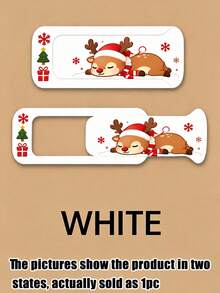 New Christmas Camera Cover, Printed With Cute Christmas Reindeer Sliding Laptop Camera Cover - Suitable For Laptops, Phones And Desktops; Features Privacy Protection And Anti-Peeping Function; Waterproof, Shockproof, Anti-Drop, Anti-Scratch, Anti-Fingerprint, Full Coverage Design, Perfect For Christmas Gifts. - Multicolor - View 12