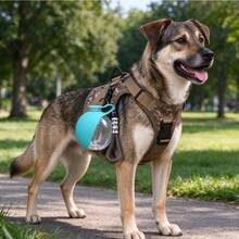 11-110 Lbs Heavy Duty Tactical Dog Vest, Suitable For Medium To Large Dogs, Anti-Pull Anti-Escape, Thickened Control Handle, Breathable Mesh Oxford Fabric, Ideal For Dog Walking, Training And Hiking - Yellow - View 11