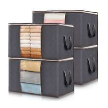 4* Large Anti Dust Clothes Storage Bag Quilt Blanket Storage Sort Home Organizer - View 8