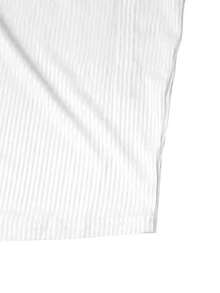 Women's Shoulder Cutout Slim Fit Ribbed Long Sleeve Top, Y2K Style, Spring/Summer Casual, Summer Top, Women's Summer Lightweight Clothing - White - View 10