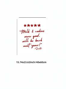 1pc Frameless Funny Christmas Kitchen Chef Wall Art Canvas Poster Print Winter Party Decor For Kitchen Living Room Bedroom Dorm Back To School Gift - Frameless - View 12
